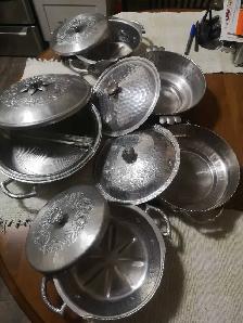 Vintage Everlast Hand Forged Aluminum Dish Set - Photo 4