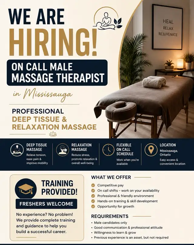Hiring Male therapists