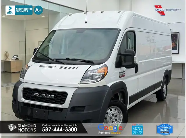 2021 Ram ProMaster Cargo Van 2500 High Roof 159' WB - No Acciden