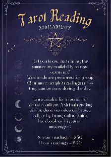 Tarot reading