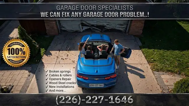Garage Pros Call Us with Questions. sn:122412618