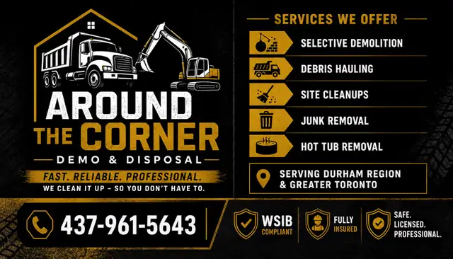 dirt, stone, junk, disposal for sale