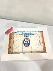 Hockey cake, Birthday boy cakes ideas GTA bakery