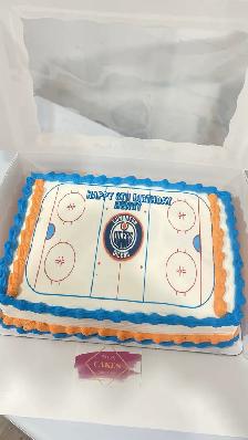 Hockey cake, Birthday boy cakes ideas GTA bakery - Photo 3