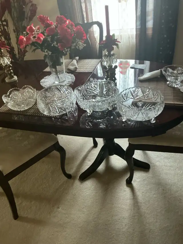 crystal bowls