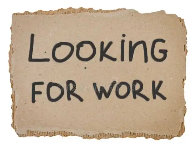 looking for full-time work or cash jobs.