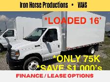 2024 Ford E-450 16’ CUBE VAN LOADED 75K CAN LEASE!