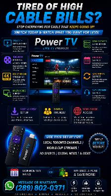Premium Internet TV Service for Your Home and Smart Devices