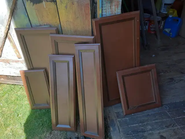 Motorhome cupboard doors