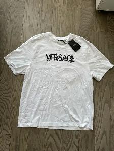 Men’s VERSACE T-Shirt - White/Black - Size 3XL XXXL