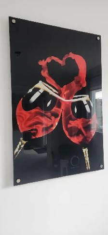 Acrylic Abstract Picture Frame - Cadre photo abstract en acryliq - Photo 4