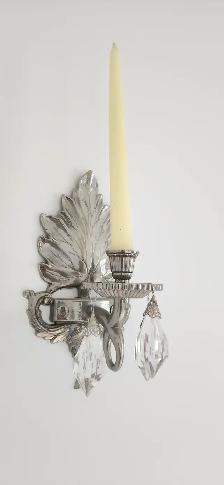 Chrome Crystal Wall Bracket - Applique mural  crystal chrome - Photo 2