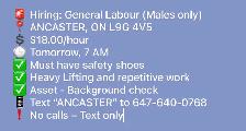 general labour