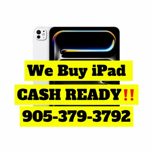 We Pay Cash For Your iPad