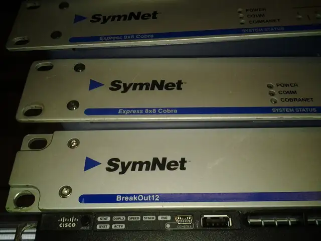 SymNet Express 8x8 dsp audio over Ethernet HUGE pro audio LIST s