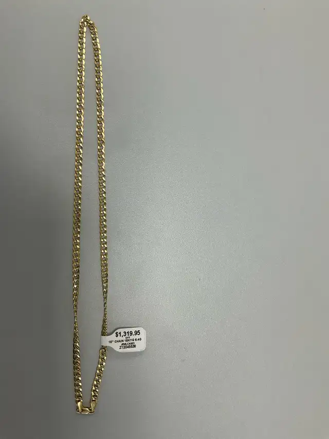 18k gold chain