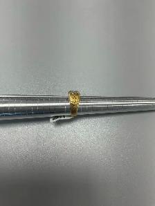 20k 7.3G gold ring with diamonds size 8 - Photo 2