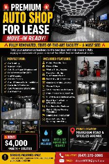 AUTO SHOP FOR RENT