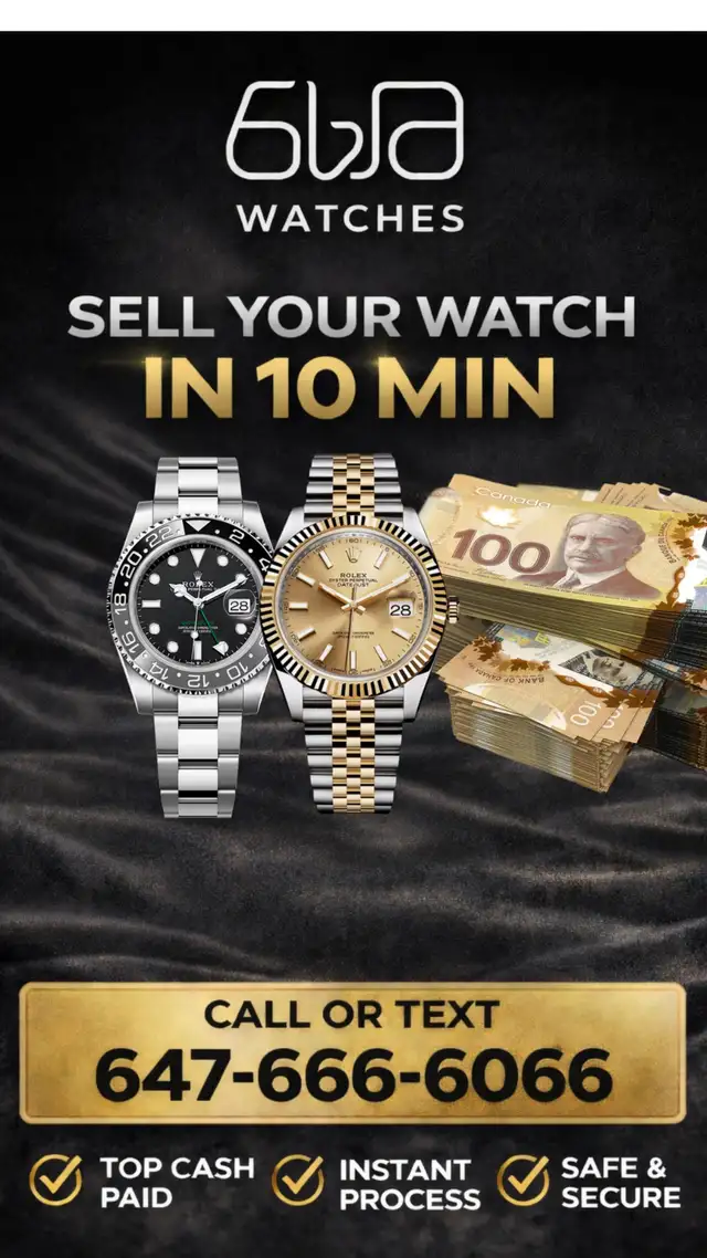 WANTED: Rolex & Luxury Watches - Cash Paid Today Toronto