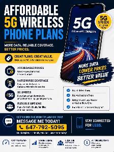 Wireless Phone Plans – Affordable Rates & 5G Coverage