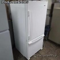 Whirlpool White Garage Beer Fridge Refrigerator, Bottom Freezer
