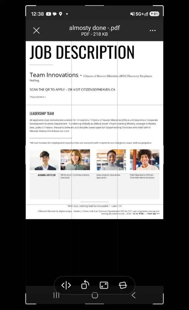 Team Innovations Employment Opportunity