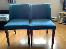 2 chaises bleus - Photo 2