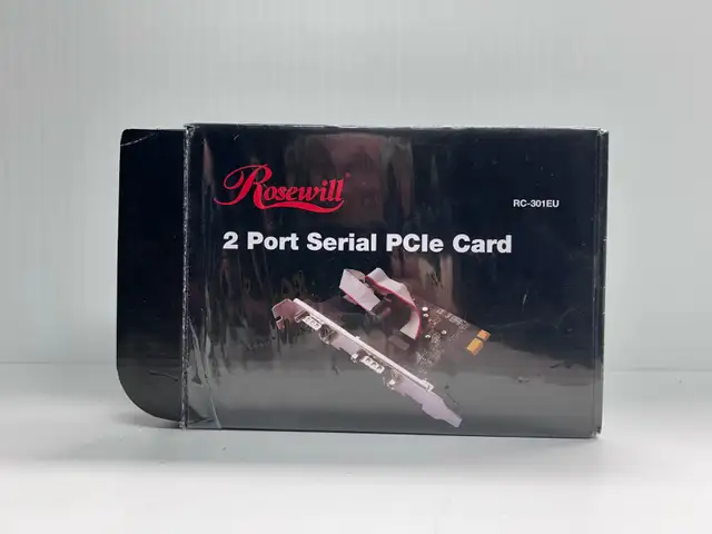 Rosewill 2 port Serial Pcle card RC-301eu