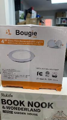 Bougie Lights 4' Ultra Thin Recessed LED Lights