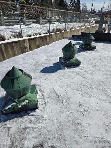 Copper Vents stolen at Notre Dame Cemetary - Photo 2