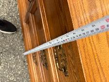 Free delivery used Solid Oak Dresser - Photo 8