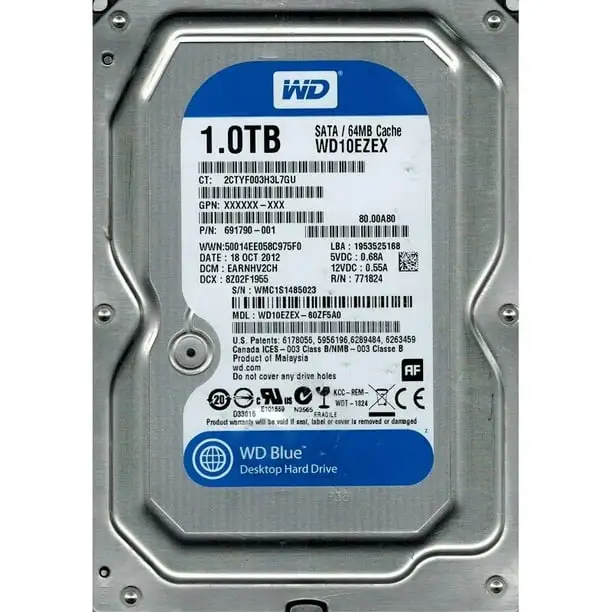 Refurbished 1TB - 6TB SATA Hard Drives