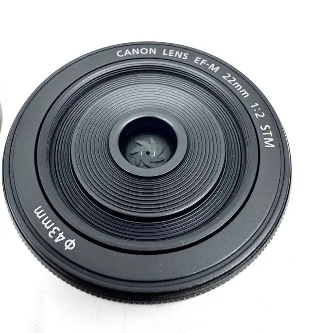 Canon EF-M 22mm f/2 STM Wide-Aperture Pancake Lens $149