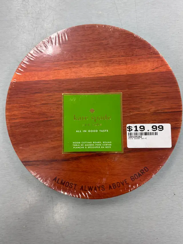 Kate Spade Cutting Board/Coaster Set - BRAND NEW