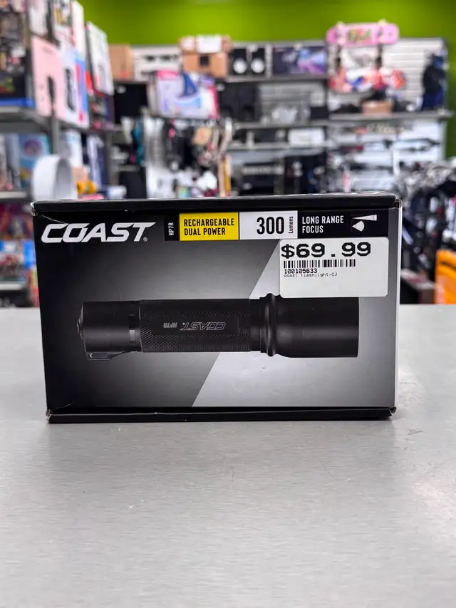 Coast HP7R 300 Lumen Rechargeable LED Flashlight