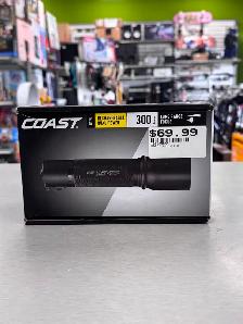 Coast HP7R 300 Lumen Rechargeable LED Flashlight