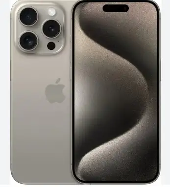 Unlocked iPhone 15 pro max 128 gb with 1 year warranty.