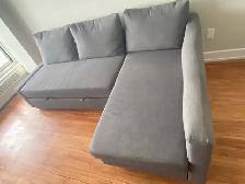 IKEA FRIHETEN Sleeper Sectional Sofa Bed with Storage - Photo 2