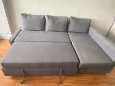 IKEA FRIHETEN Sleeper Sectional Sofa Bed with Storage - Photo 3