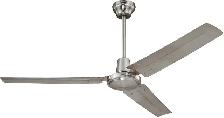 Westinghouse Lighting Industrial 56-Inch Ceiling Fan, Brushed Ni