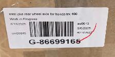 east lake rear wheel axle for Honda trx 400 G-86699165 - Photo 3