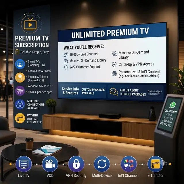 Unlimited Live channels for all smart devices