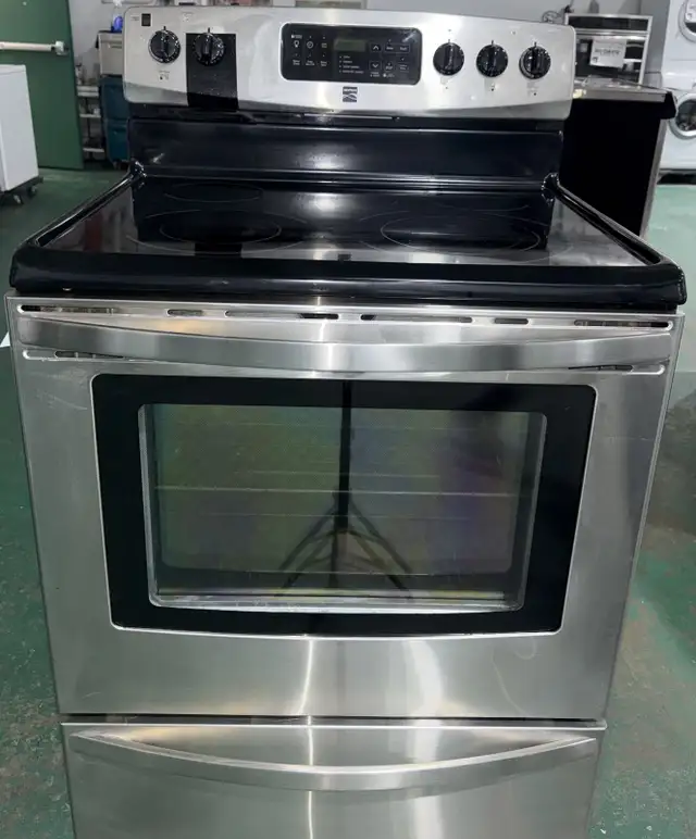Reconditioned Kenmore Glass Top Stove (S4352)   delivery