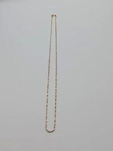 (B5111) Chain Necklace Yellow Gold 10K 1.4 grams 18' - Photo 2