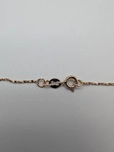 (B5111) Chain Necklace Yellow Gold 10K 1.4 grams 18' - Photo 3