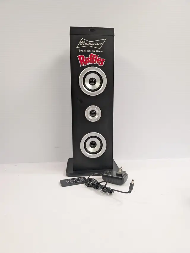 (B5038) Budweiser Prohibition Brew Ruffles Speaker w/pwr and...