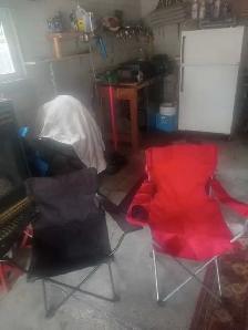 2 Folding Camping Chairs