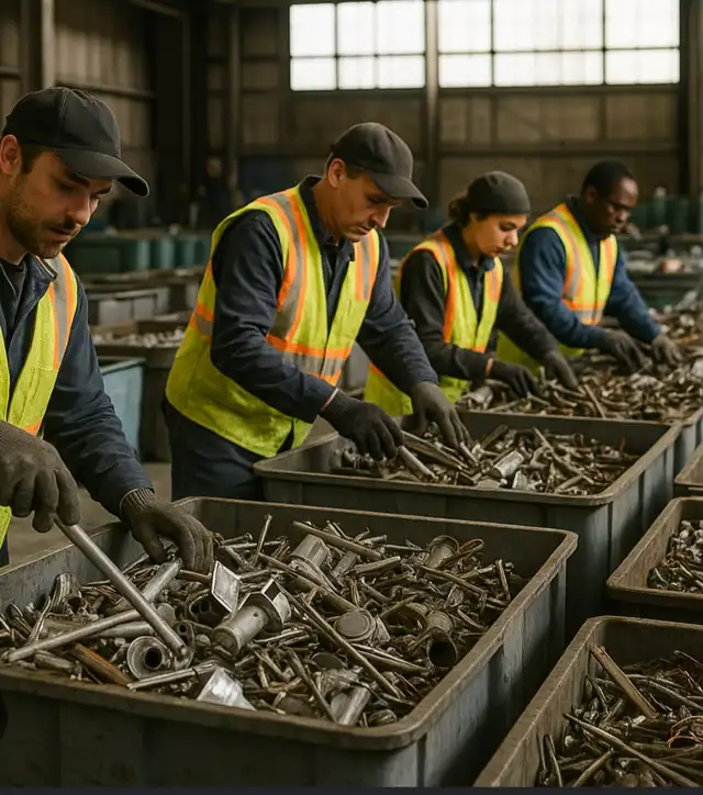 Hiring for metal sorting company