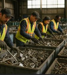 Hiring for metal sorting company