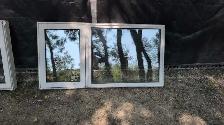 65' x 34' crank out PVC window